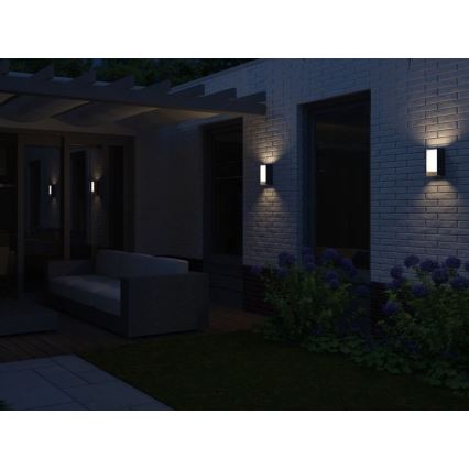 Philips - Iluminação de parede exterior com sensor BRIDGE 1xE27/15W/230V IP44