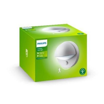 Philips - Iluminação de parede exterior com sensor 1xE27/12W/230V IP44