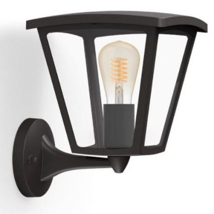 Philips - Iluminação de parede exterior com regulação Hue INARA 1xE27/7W/230V Wi-Fi IP44