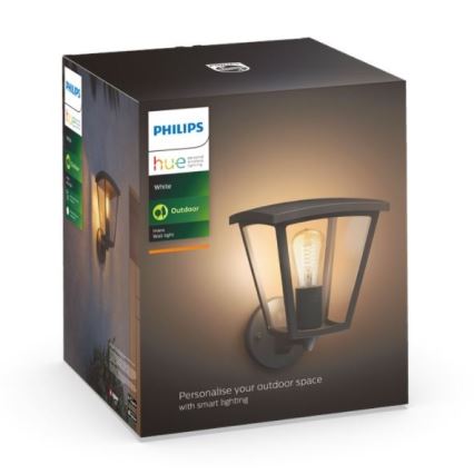 Philips - Iluminação de parede exterior com regulação Hue INARA 1xE27/7W/230V Wi-Fi IP44