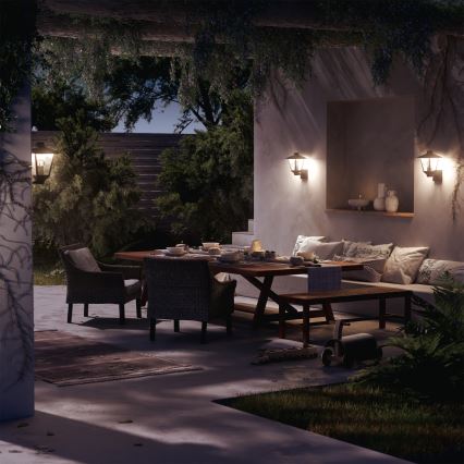 Philips - Iluminação de parede exterior KINNO 1xE27/25W/230V IP44