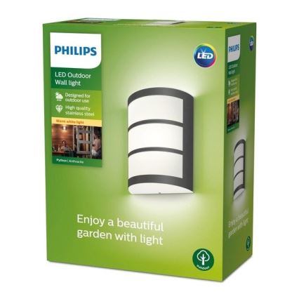 Philips - Iluminação de parede exterior LED LED/6W/230V 2700K IP44