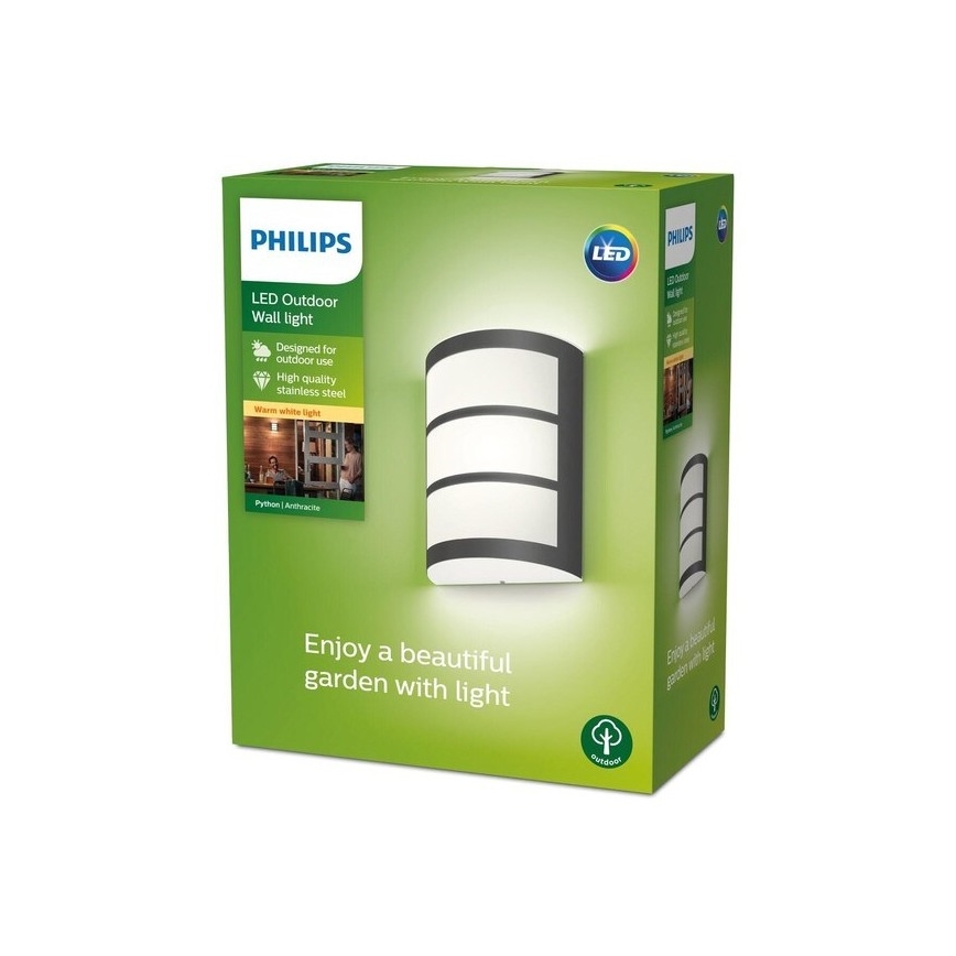 Philips - Iluminação de parede exterior LED LED/6W/230V 2700K IP44