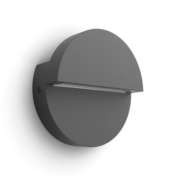 Philips - Iluminação de parede exterior LED VALOR LED/4,3W/230V 2700K IP44