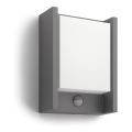 Philips - Iluminação de parede LED exterior com sensor LED/6W 2700K IP44