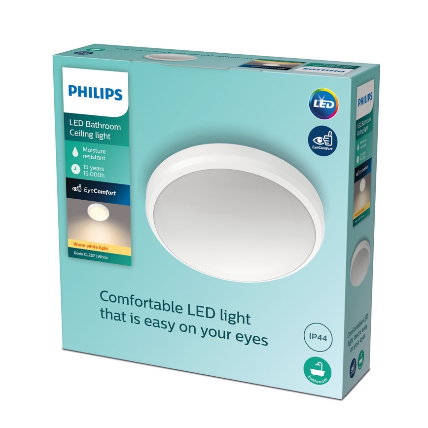 Philips - Iluminação de teto de casa de banho LED LED/6W/230V 2,700K IP44
