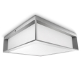 Philips - Iluminação de teto exterior SKIES 2xE27/14W/230V IP44 cinzenta