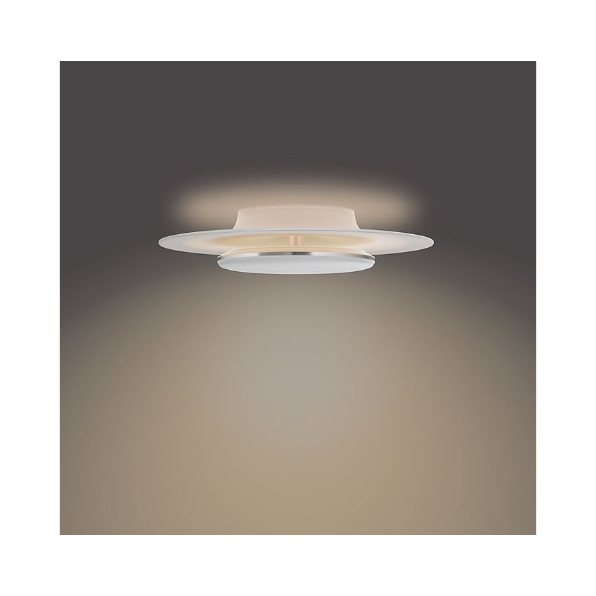 Philips- Iluminação de teto LED com regulação SCENE SWITCH LED/30W/230V 2700K prateado