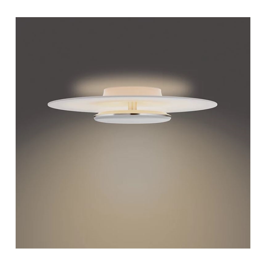 Philips- Iluminação de teto LED com regulação SCENE SWITCH LED/40W/230V 2700K prateado