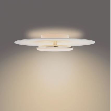 Philips- Iluminação de teto LED com regulação SCENE SWITCH LED/40W/230V 2700K prateado