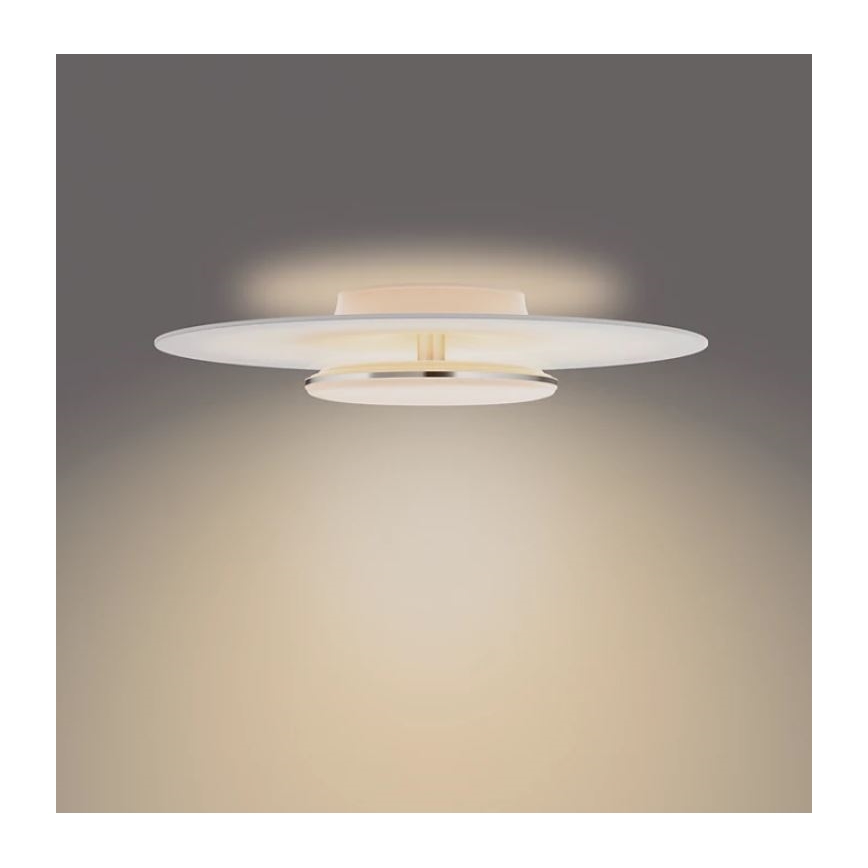 Philips- Iluminação de teto LED com regulação SCENE SWITCH LED/40W/230V 2700K prateado