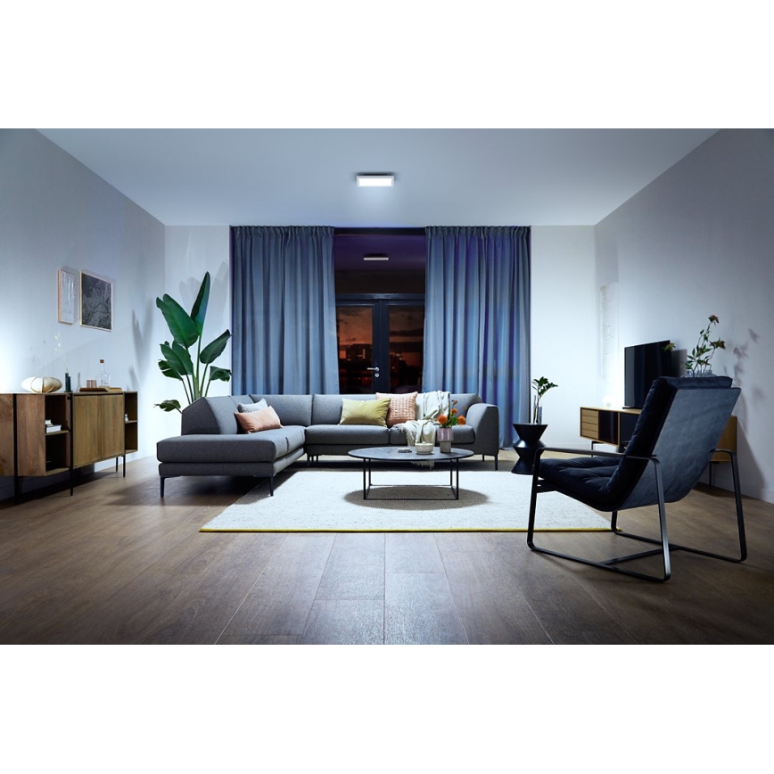 Philips - Iluminação de teto LED com regulação Hue LED/19W/230V 2200-6500K + controlo remoto