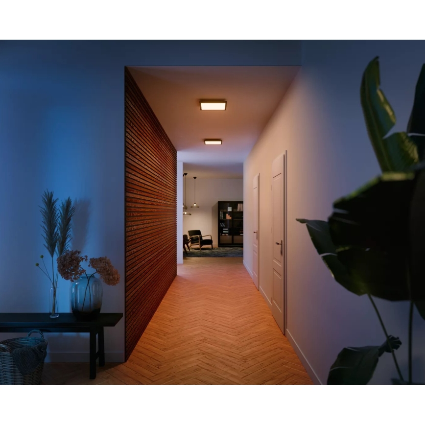 Philips - Iluminação de teto LED com regulação Hue AURELLE LED/19W/230V + controlo remoto