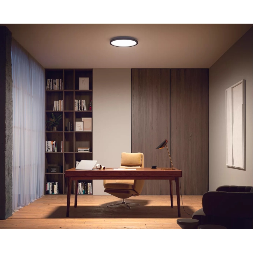 Philips - Iluminação de teto LED com regulação Hue AURELLE LED/24,5W/230V + controlo remoto