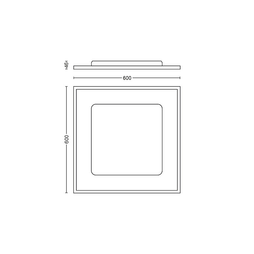 Philips - Iluminação de teto LED com regulação Hue LED/39W/230V 2200-6500K + controlo remoto