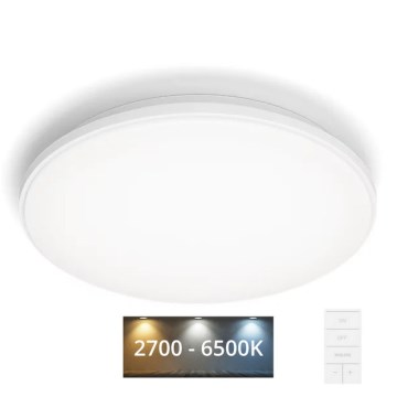 Philips - Iluminação de teto LED com regulação LED/40W/230V 2700-6500K + controlo remoto