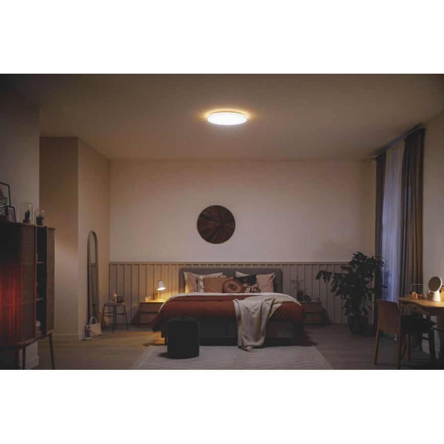 Philips - Iluminação de teto LED com regulação SCENE SWITCH LED/18W/230V diâmetro 30 cm 2700K branco