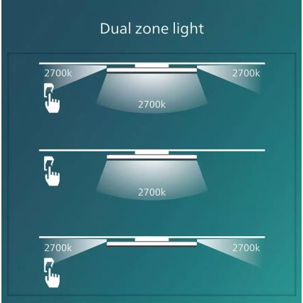 Philips - Iluminação de teto LED com regulação SCENE SWITCH LED/22W/230V diâmetro 40 cm 2700K preto