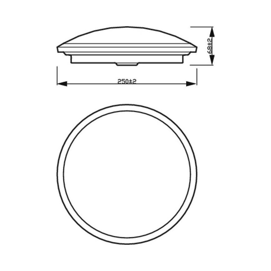 Philips - Iluminação de teto LED com regulação SCENE SWITCH LED/12W/230V