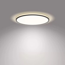 Philips - Iluminação de teto LED com regulação SCENE SWITCH LED/18W/230V diâmetro 30 cm 4000K preto