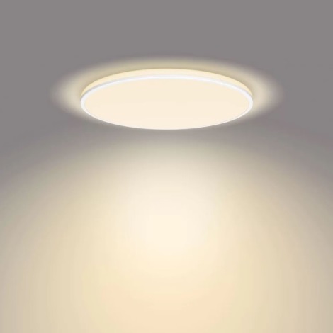 Philips - Iluminação de teto LED com regulação SCENE SWITCH LED/22W/230V diâmetro 40 cm 2700K branco