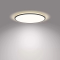 Philips - Iluminação de teto LED com regulação SCENE SWITCH LED/22W/230V diâmetro 40 cm 4000K preto