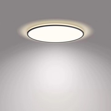 Philips - Iluminação de teto LED com regulação SCENE SWITCH LED/36W/230V diâmetro 50 cm 4000K preto