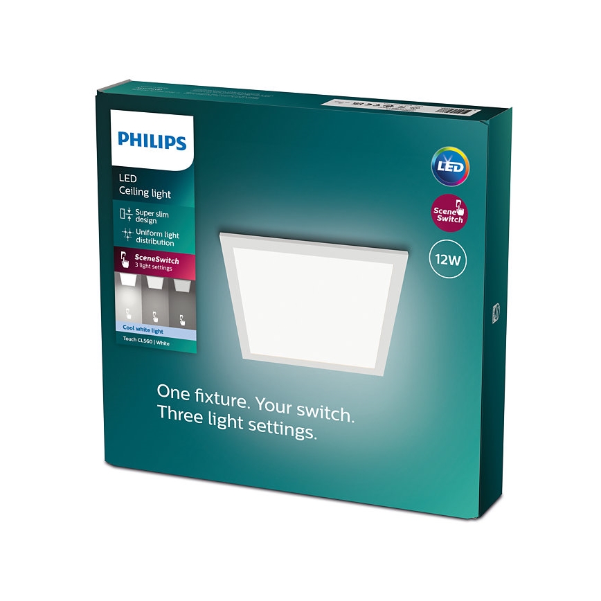 Philips - Iluminação de teto LED com regulação SCENE SWITCH LED/12W/230V 4000K