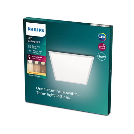 Philips - Iluminação de teto LED com regulação SCENE SWITCH LED/36W/230V 2700K