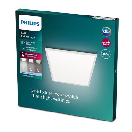 Philips - Iluminação de teto LED com regulação SCENE SWITCH LED/36W/230V 4000K