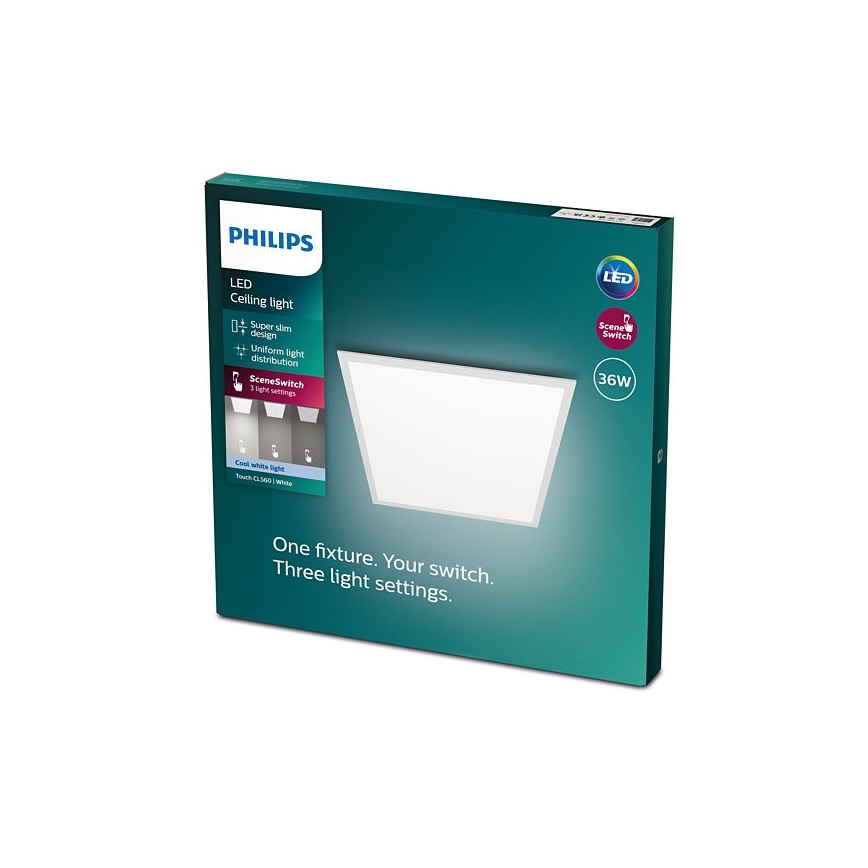 Philips - Iluminação de teto LED com regulação SCENE SWITCH LED/36W/230V 4000K