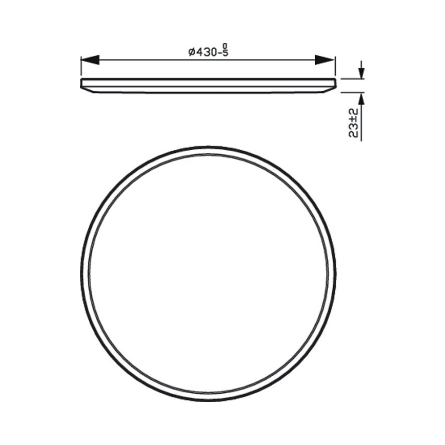 Philips - Iluminação de teto LED com regulação SCENE SWITCH LED/22W/230V