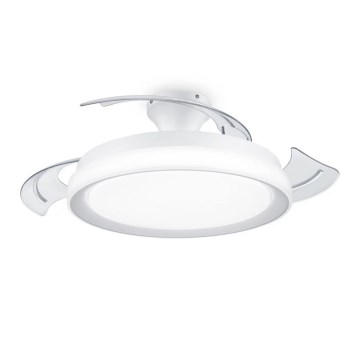 Philips - Iluminação de teto LED com ventoinha BLISS LED/35W/230V 5500/4000/2700K branco + comando