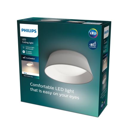 Philips - Iluminação de teto LED LED/14W/230V cinzenta