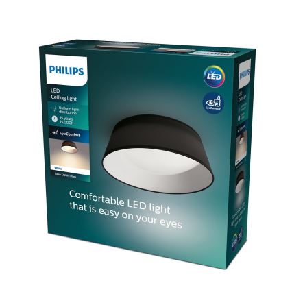 Philips - Iluminação de teto LED LED/14W/230V Preta