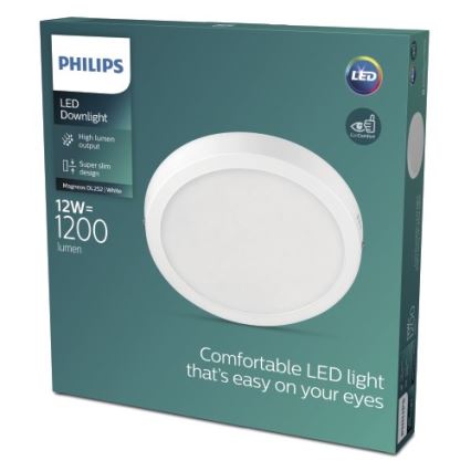 Philips - Iluminação de teto LED LED/12W/230V 2700K branca
