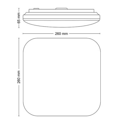 Philips - Iluminação de teto LED LED/12W/230V 4000K