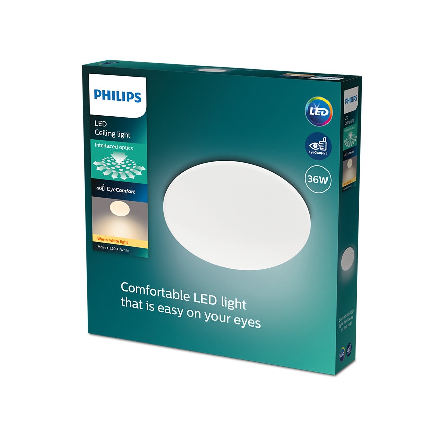 Philips - Iluminação de teto LED MOIRE LED/36W/230V 2700K
