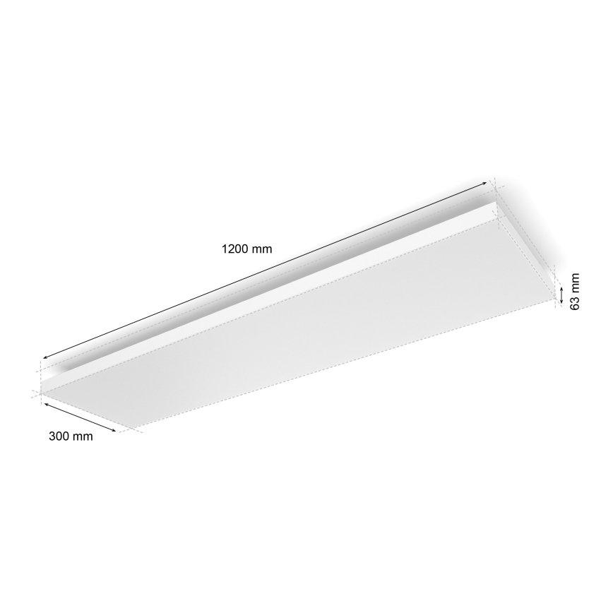 Philips - Iluminação de teto LED RGBW com regulação Hue DATURA LED/67W/230V 2000-6500K