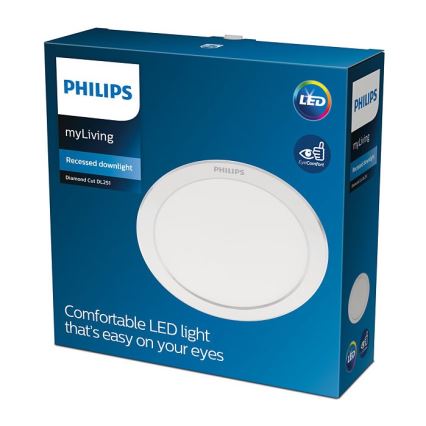Philips - Iluminação embutida LED LED/17W/230V 3000K