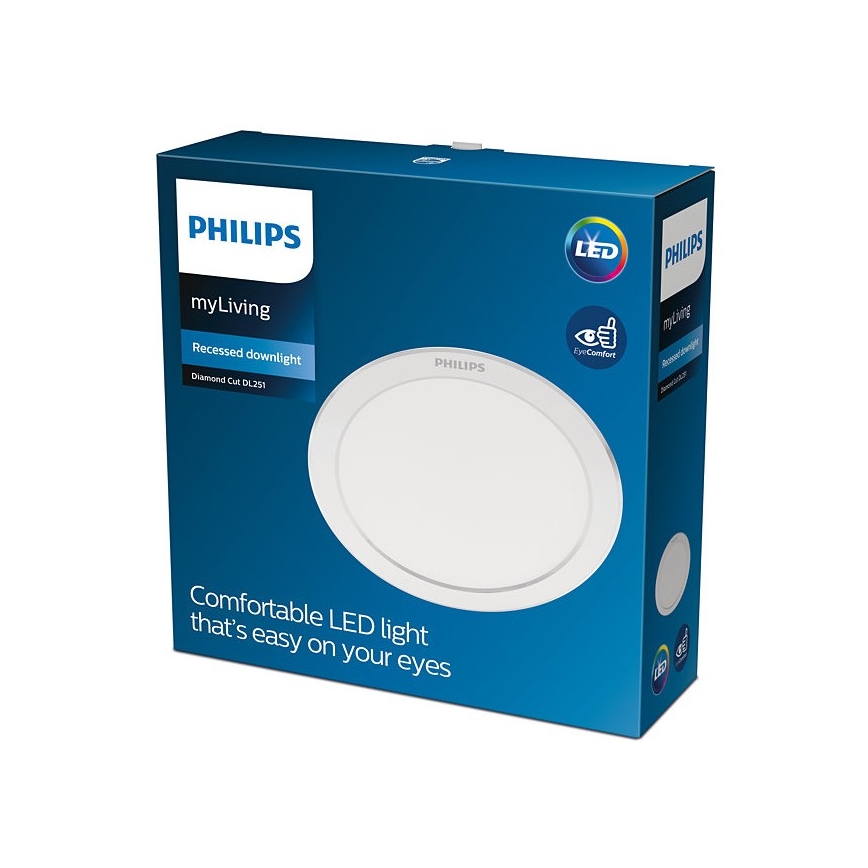 Philips - Iluminação embutida LED LED/17W/230V 3000K