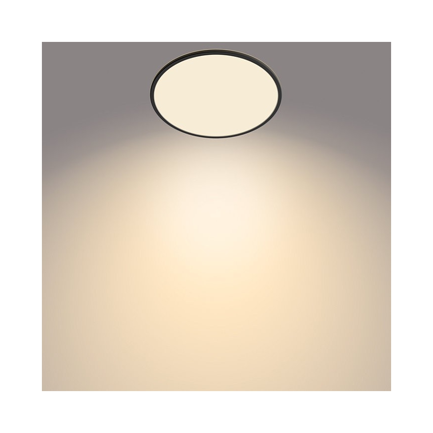 Philips - Iluminação exterior LED com regulação SUPERSLIM SCENE SWITCH LED/15W/230V IP54 preto