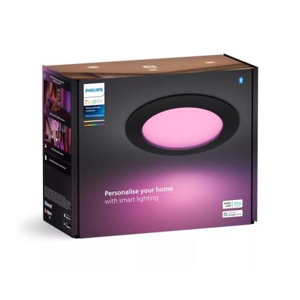 Philips - Foco de encastrar LED RGBW para casa de banho com regulação Hue SLIM LED/12W/230V IP44 2200-6500K