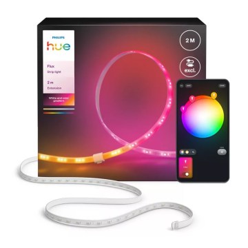Philips - Kit de extensão para tira LED RGBW dimerizável Hue FLUX 2m LED/19,5W/24V 1000-20000K