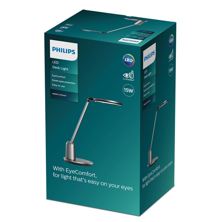 Philips - Lâmpada de mesa LED tátil regulável EINSTEIN SCENE SWITCH LED/15W/230V 2800/4000/5100K CRI94