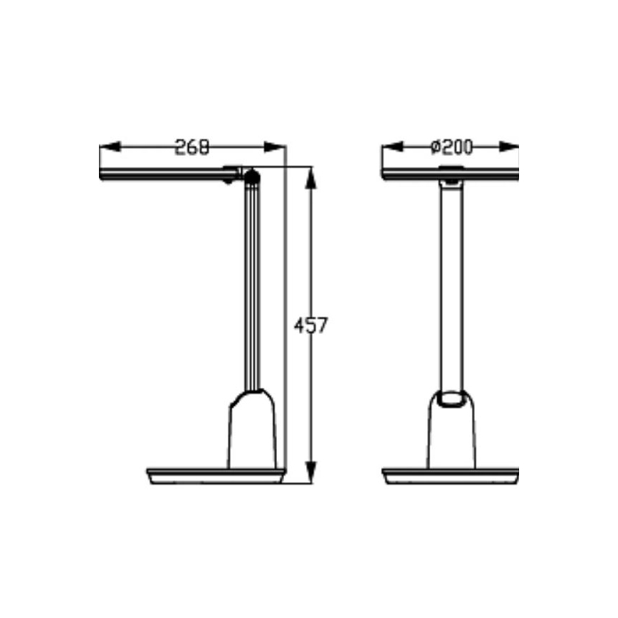 Philips - Lâmpada de mesa LED tátil regulável EINSTEIN SCENE SWITCH LED/15W/230V 2800/4000/5100K CRI94