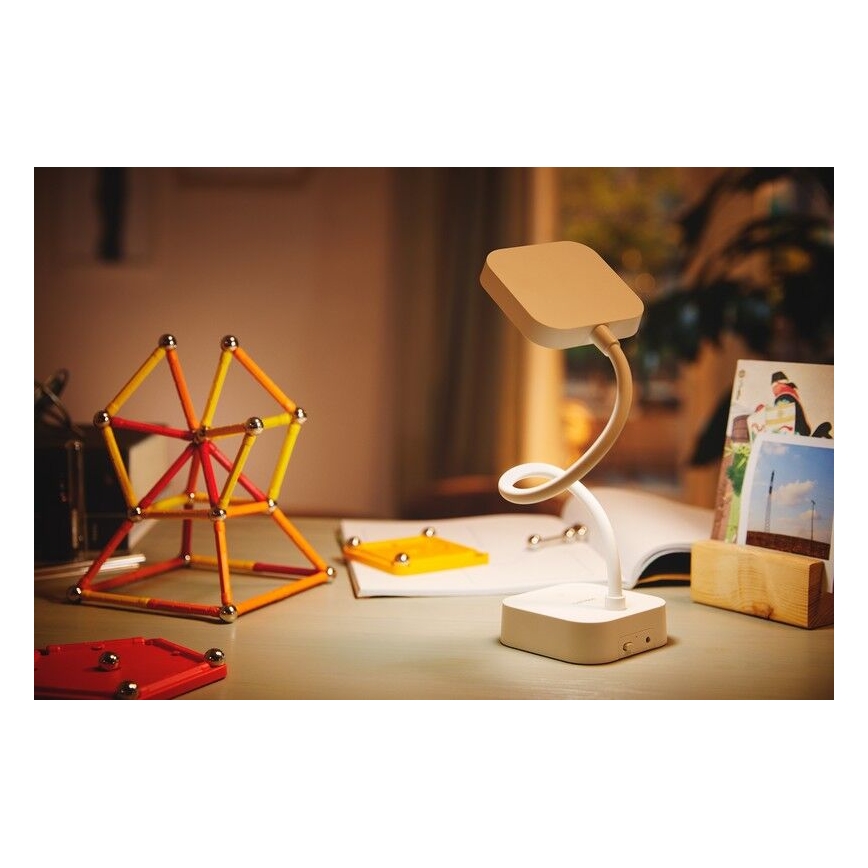 Philips - Lâmpada de mesa tátil LED regulável ROCK LED/5W/5V 1800 mAh