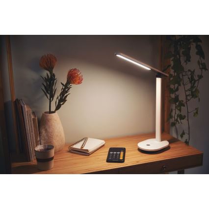 Philips - Lâmpada de mesa tátil LED regulável IVORY LED/5W/5V 3000 mAh 2700/3600/5000K CRI 90
