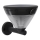 Philips - Lâmpada de parede solar LED com sensor KYNA LED/3,8W/3,7V 800 mAh 2700K IP44 preta