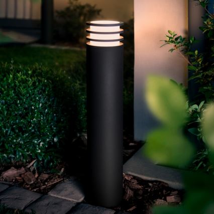 Philips - Lâmpada LED RGB regulável para exterior Hue LUCCA 1xE27/8,1W/230V 77 cm 1000-20000K IP44